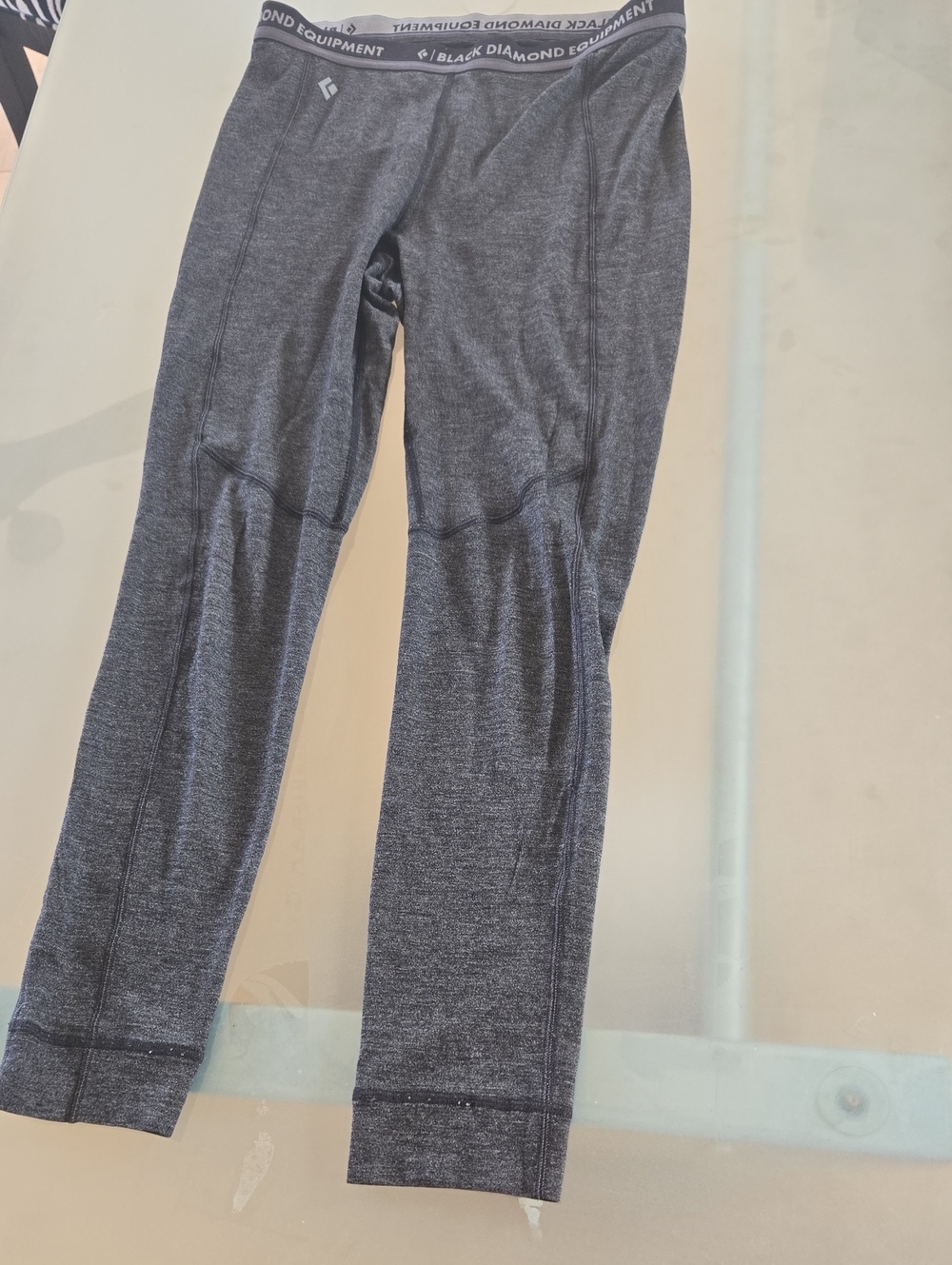 Black Diamond Women's Gray Seam Detail Leggings